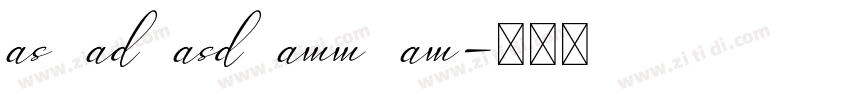 as ad asd aww aw字体转换